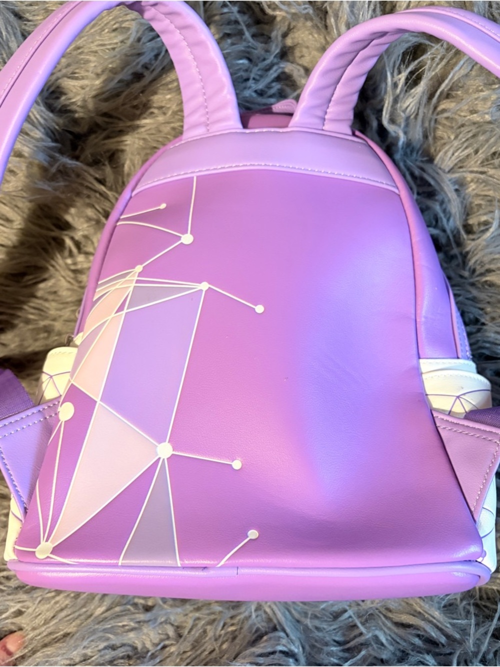 Disney parks purple wall Loungefly Mini Backpack - Picture 9 of 10
